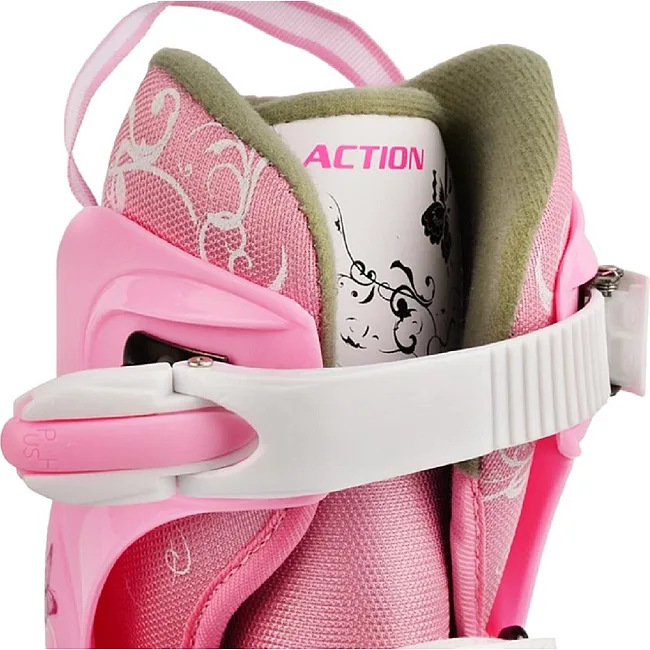 Роликовые коньки Action Pinky (компл)/Pink