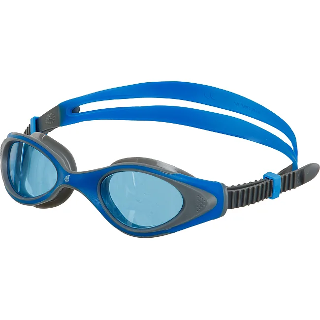 Очки для плавания юниорские MADWAVE AUTIMATIC JUNIOR FLAME M041104 (Синий-серый)