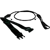 Трос эластичный с поясом MADWAVE SHORT BELT M077104 длина-1,15м (Черный)