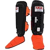 Защитные накладки на ноги
 Муай Тай, ММА, Кикбоксинг кожаная YOKKAO BO-5032 (Черный-оранжевый)