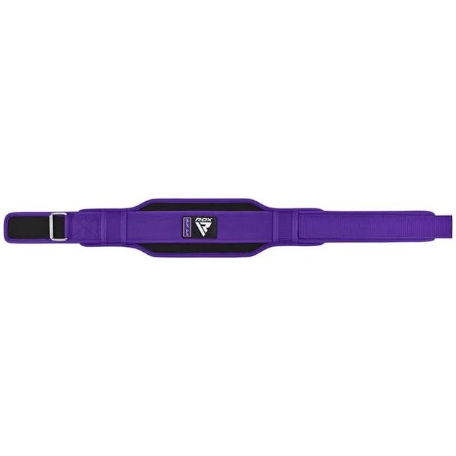 Пояс для тяжелой атлетики RDX RX5 Double Belt неопреновый Purpel