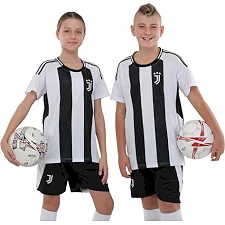 Футбольна форма дитяча із символікою клубу JUVENTUS домашня 2024 SP-SPORT CO-3731 115-160см (Чорний-білий)
