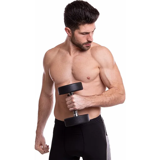Гантель профессиональная
 с полиуретановым покрытием TECHNOGYM LN-1254-10 1шт 10кг