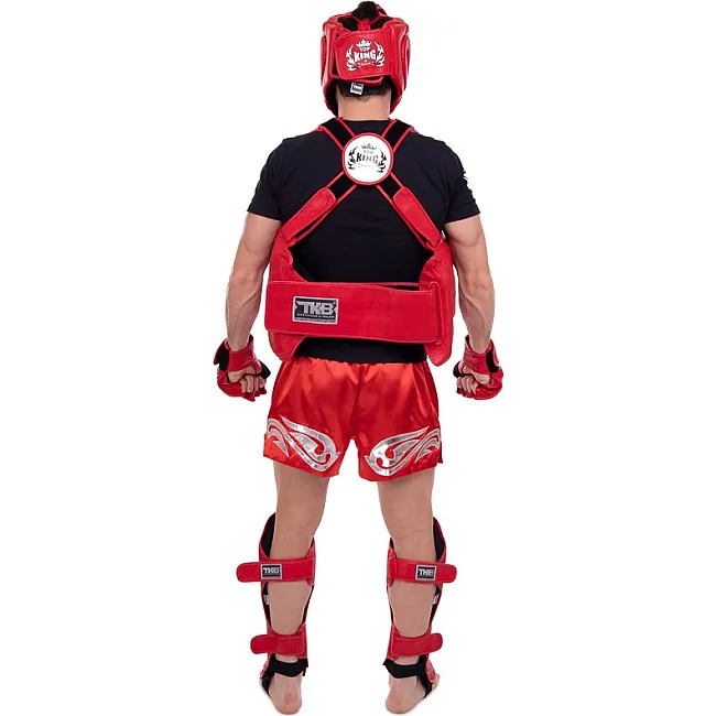 Жилет защитный для тайского бокса и кикбоксинга TOP KING Training TKBDPT (Красный)