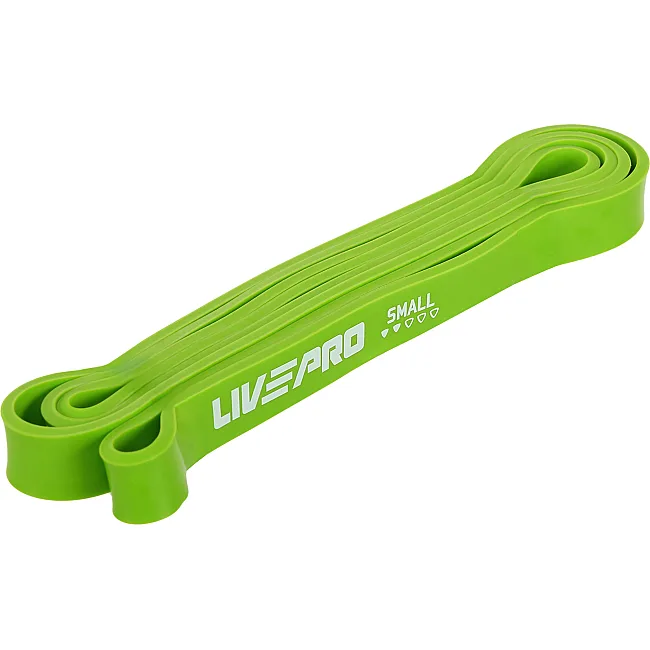 Гума петля для підтягувань LiveUp SUPER BAND LP8410-S 11-29кг (Зелений)
