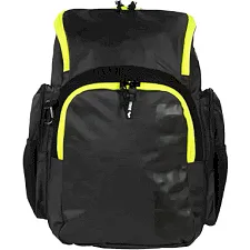Спортивный рюкзак Arena SPIKY III 35L черный, желтый 46х30х23 см