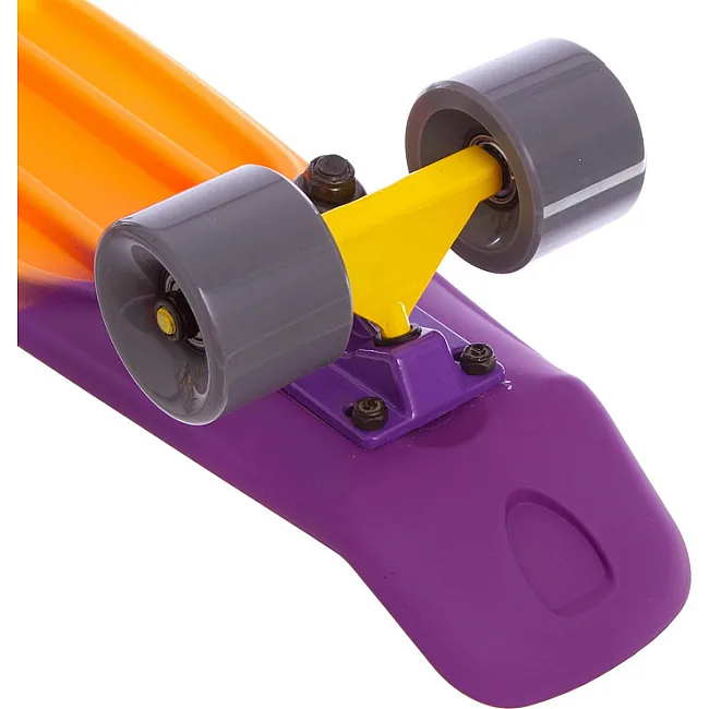 Пенни борд Penny Board круизер пластиковый RUBBER SOFT 22