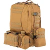 Штурмовой тактический рюкзак
 трехдневный SP-SPORT
 ZK-5504
 48x31x20 30л (Черный)