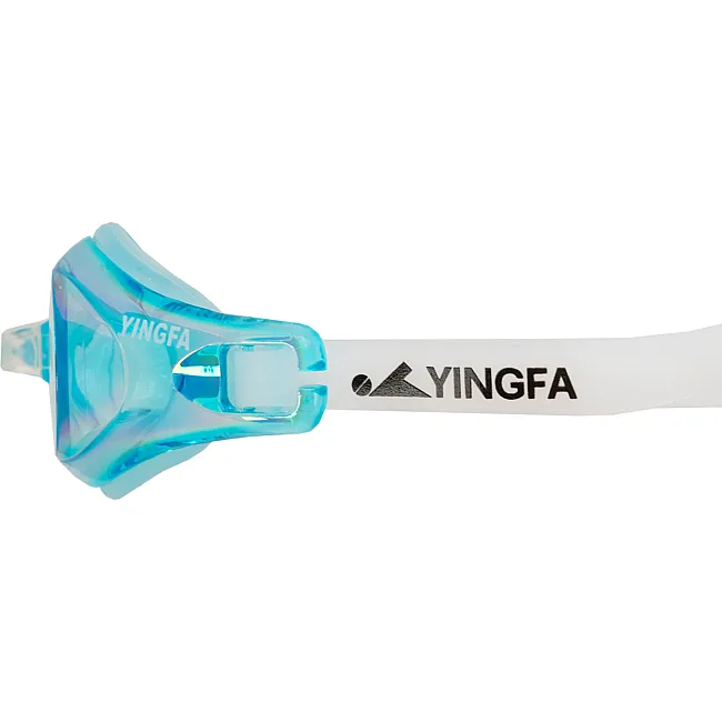 Очки для плавания взрослые радужные линзы YINGFA Y2600AF-V (Синий-черный)