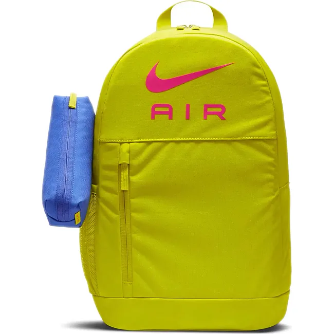 Детский спортивный рюкзак Nike Y NK ELMNTL BKPK-NK AIR 20L синий, желтый, красный 46х30х13 см