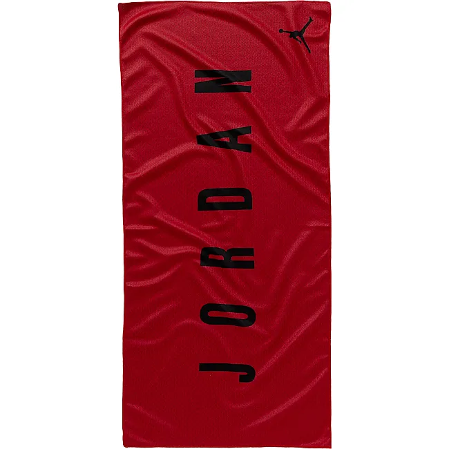 Полотенце Nike JORDAN COOLING TOWEL MEDIUM красное, черное 35x76 cм