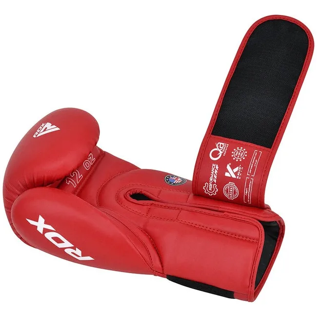 Боксерские перчатки RDX AS2 RED (капа в комплекте)