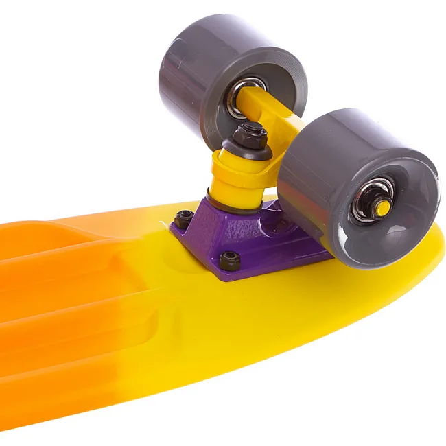 Пенни борд Penny Board круизер пластиковый RUBBER SOFT 22