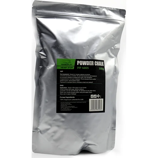 Спортивная магнезия сухая POWERPLAY PP_4005 Powder Chalk 300 г.