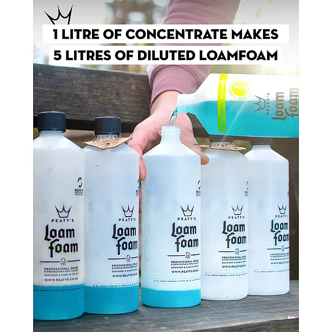 Шампунь для велосипеда Peaty's LoamFoam Concentrate Cleaner, концентрат, 1L