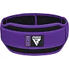 Пояс для тяжелой атлетики RDX RX5 Double Belt неопреновый Purpel