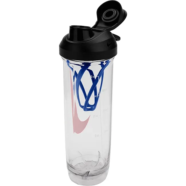 Пляшка Nike TR RECHARGE SHAKER BOTTLE 2.0 24 OZ синій, червоний, чорний 709 мл