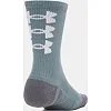 Носки UNDER ARMOUR Perf Tech 3pk Crew бирюзовый, белый, оранжевый