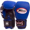Перчатки для бокса кожаные TWINS CLASSIC 0269 10-16унций (Синий-черный)