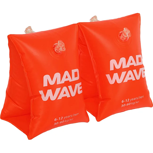 Нарукавники для плавания детские надувные 2шт MADWAVE

 BASIC M075605 2-12 лет (Оранжевый)