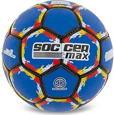Футбольный мяч SOCCERMAX FB-6525 №5 PU (Синий)
