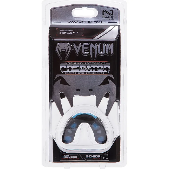 Капа для бокса
 двухслойнаяVENUM PREDATOR VN0620 (Черный-синий)