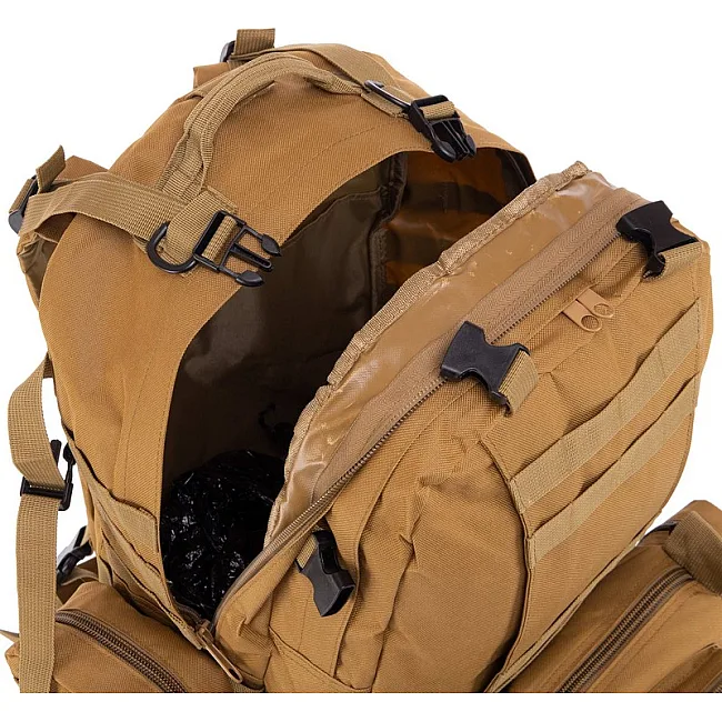 Штурмовой тактический рюкзак
 трехдневный SP-SPORT
 ZK-5504
 48x31x20 30л (Черный)