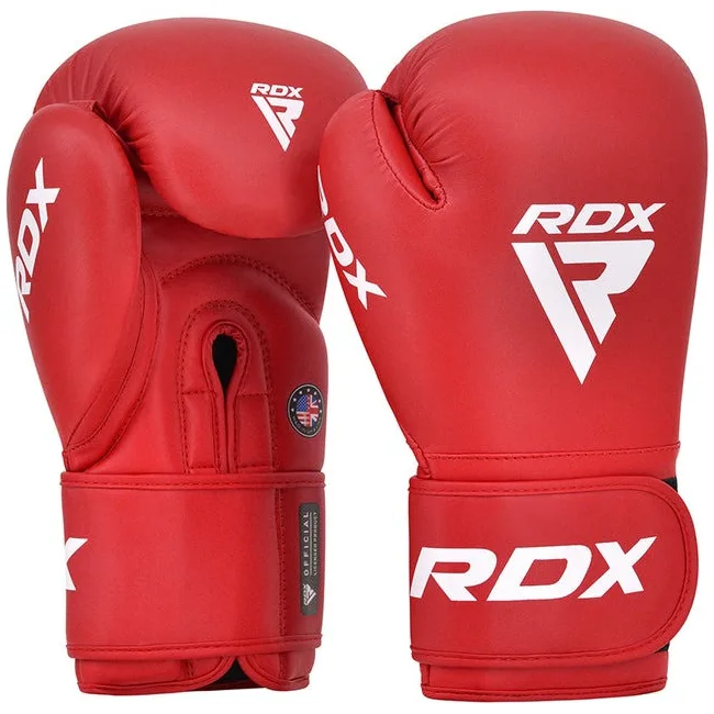 Боксерские перчатки RDX AS2 RED (капа в комплекте)