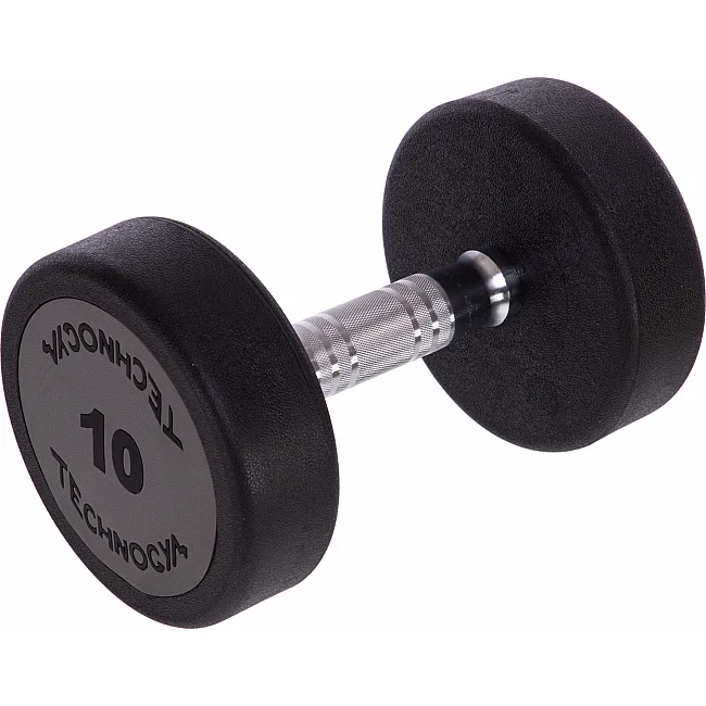 Гантель профессиональная
 с полиуретановым покрытием TECHNOGYM LN-1254-10 1шт 10кг