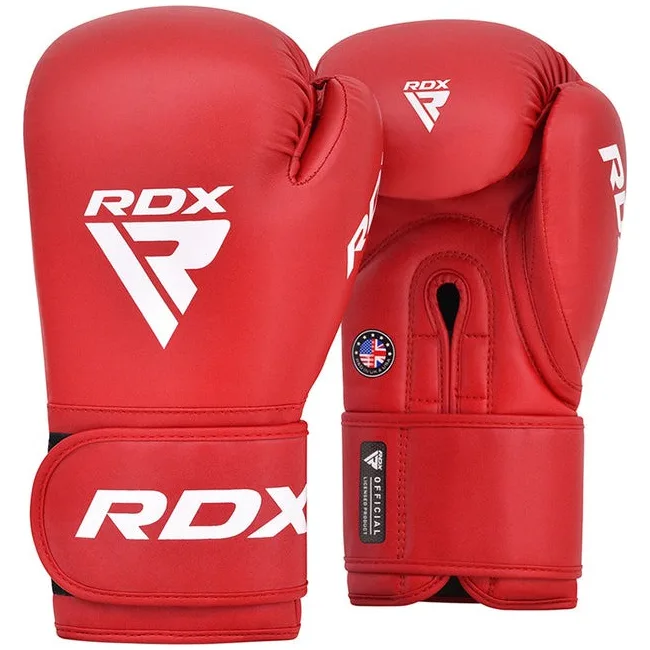 Боксерские перчатки RDX AS2 RED (капа в комплекте)