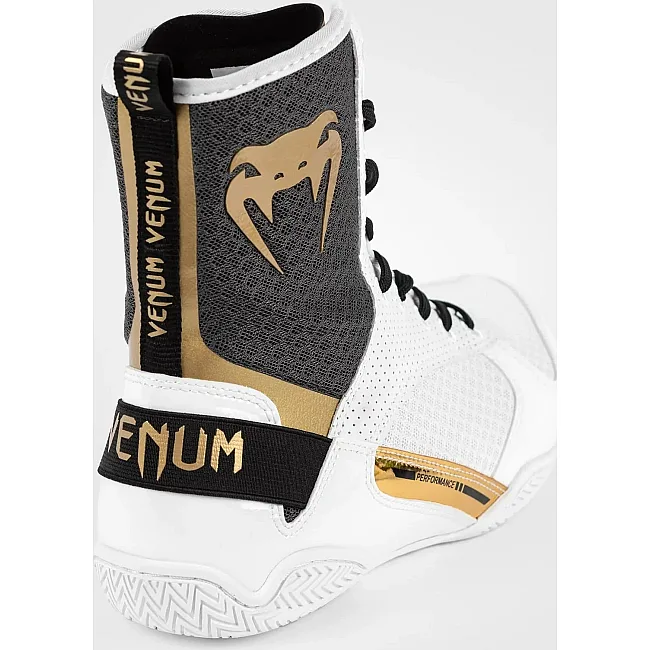 Боксерки для боксу VENUM Elite White Black Gold