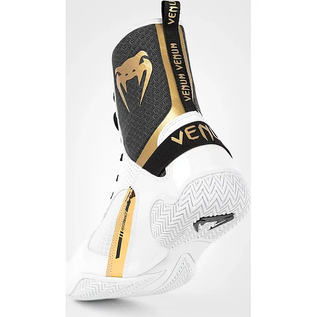 Боксерки для боксу VENUM Elite White Black Gold