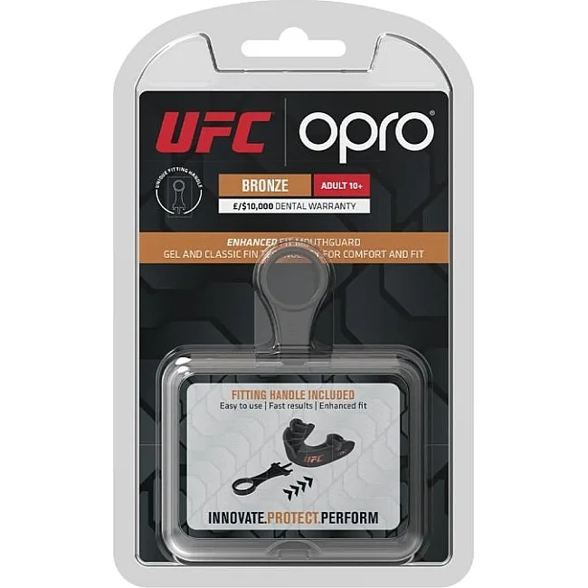 Боксерская капа OPRO Bronze UFC взрослая (возраст 11+) White (ufc.102512003)