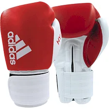 Боксерские перчатки Adidas Hybrid 200 (красный-белый, ADIH200)