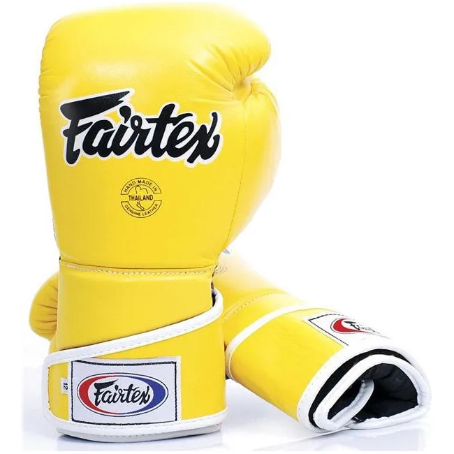Боксерські рукавиці для спарингу Fairtex BGV6 Angular Yellow