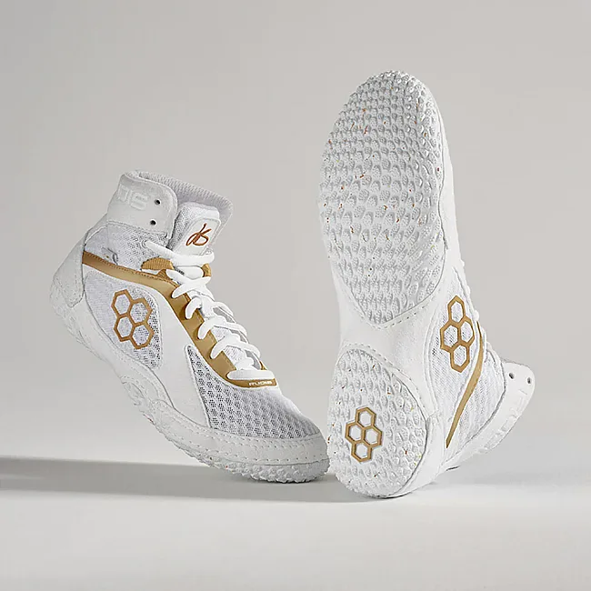 Борцовки RUDIS Alpha 2.0 Jordan Burroughs Edition White Gold