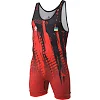 Борцівське трико PERESVIT Temper Adults Wrestling Singlet Red Black