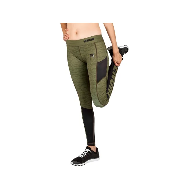 Легінси жіночі VENUM Power 2.0 Khaki Black