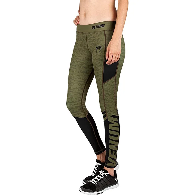 Легінси жіночі VENUM Power 2.0 Khaki Black