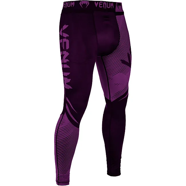 Компрессионные штаны VENUM NoGi 2.0 Black Purple