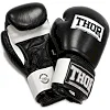 Перчатки для бокса THOR SPARRING PU /черно-белые
