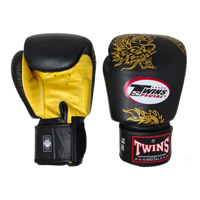 Перчатки для бокса TWINS Fancy FBGVL3-6GD Black Gold