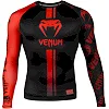 Рашгард із довгим рукавом VENUM Logos Black Red