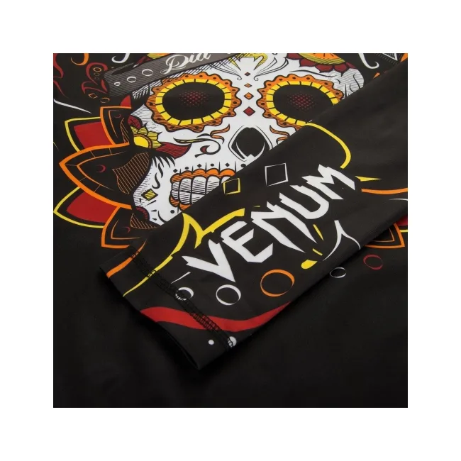 Рашгард с длинным рукавом VENUM Santa Muerte 2.0 Black