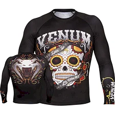 Рашгард із довгим рукавом VENUM Santa Muerte 2.0 Black