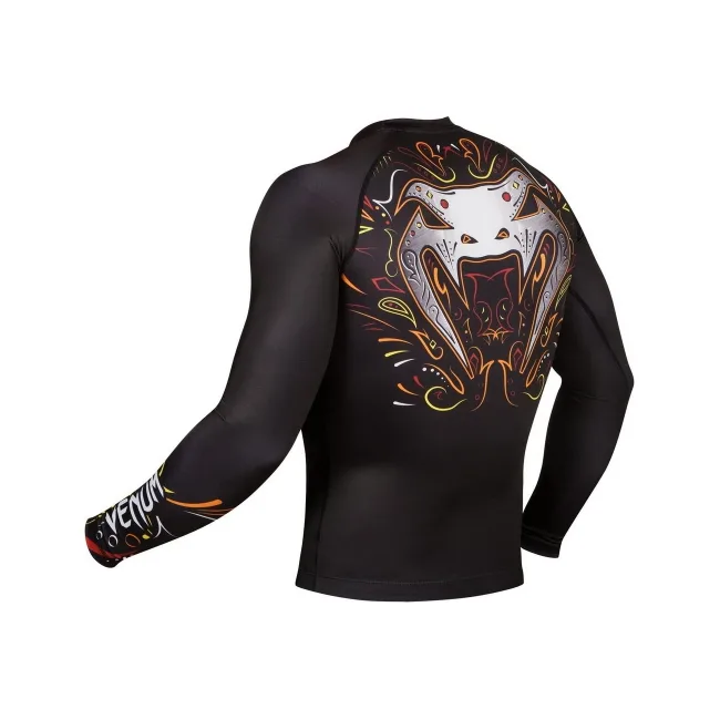 Рашгард с длинным рукавом VENUM Santa Muerte 2.0 Black