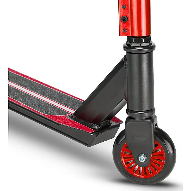 Самокат для трюков RAZZO CITY Lite 100 мм. алюминий/сталь HST2-100 Black/Red