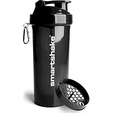 Спортивный шейкер SMARTSHAKE Lite 1000мл Glossy-Black