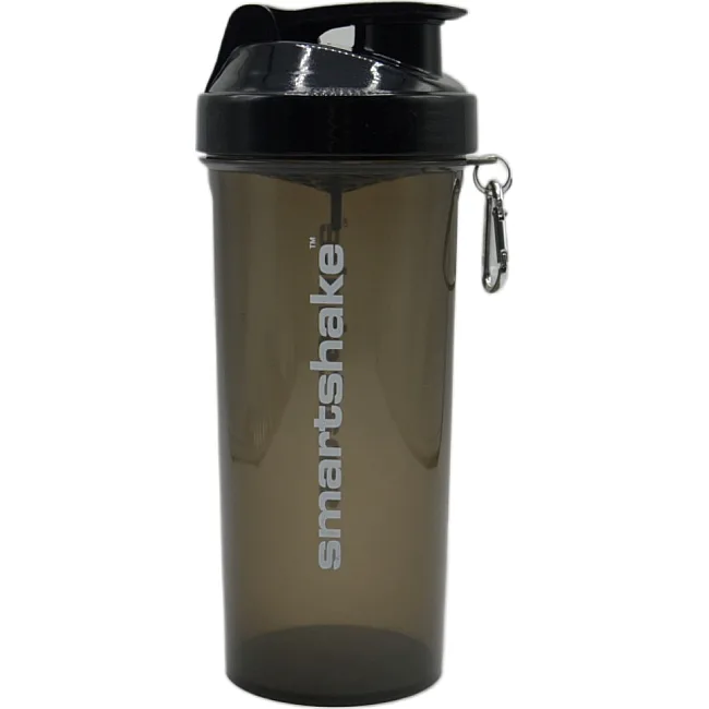 Спортивный шейкер SMARTSHAKE Lite 1000мл Glossy-Black