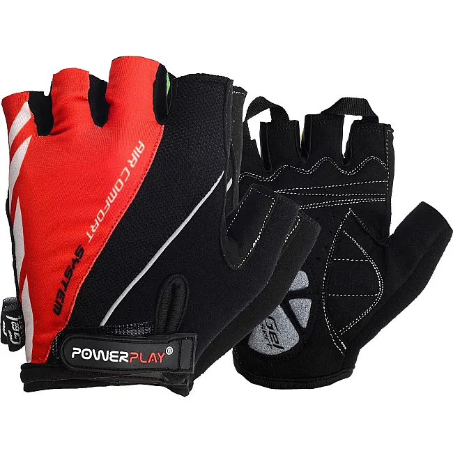 Велоруковицы POWERPLAY 5024 C Черно-красные